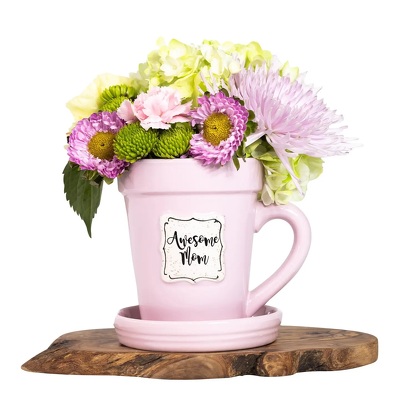 Flowers in Flower Pot Mug