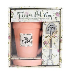 Flower Pot Mug You Are Loved